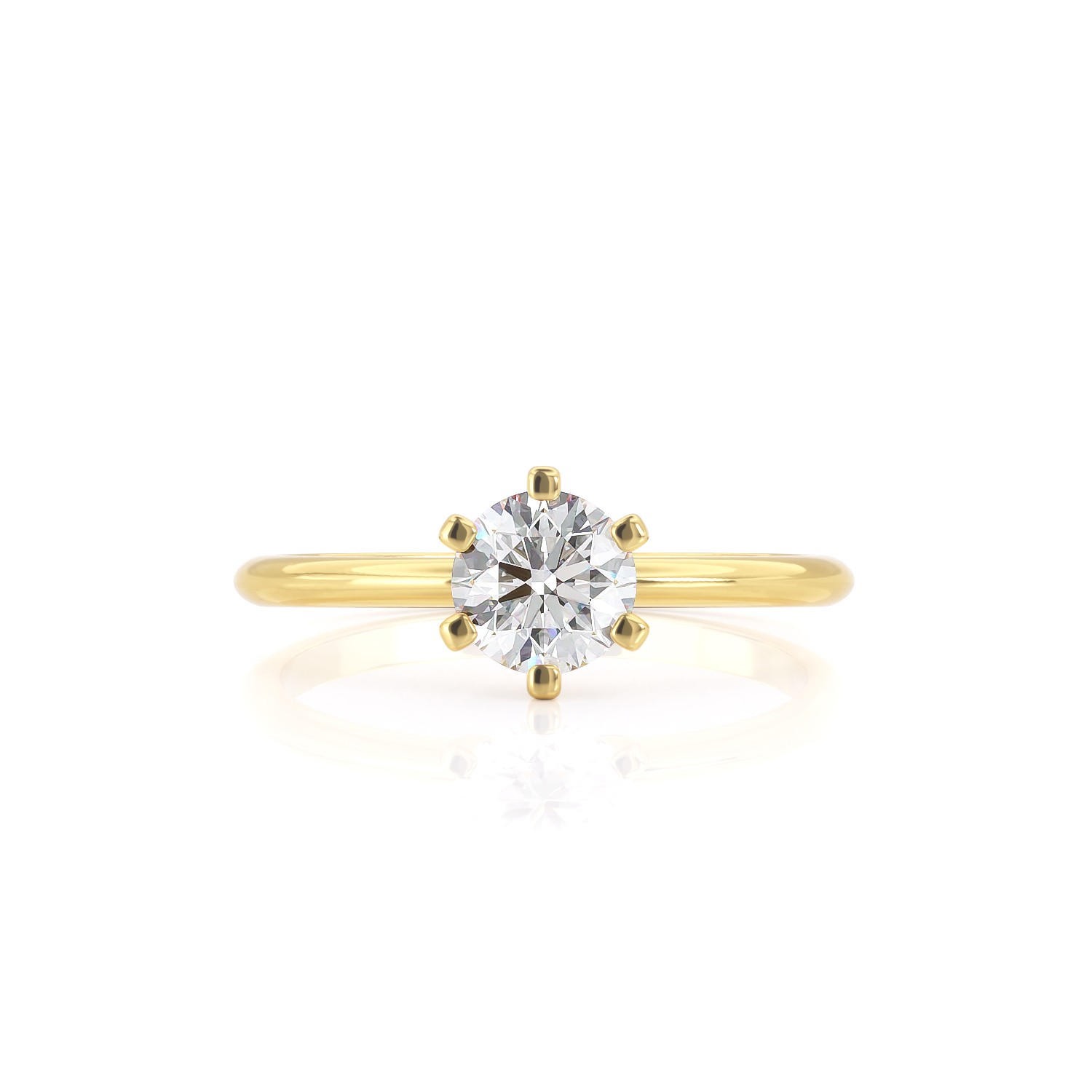 טבעת יהלום סוליטר | נלי