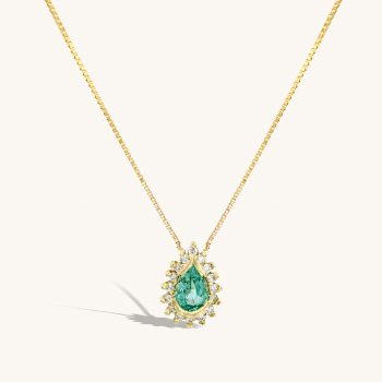 שרשרת אמרלד ויהלומים | Royal necklace