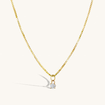 שרשרת זהב ותליון יהלום | Venice Diamond