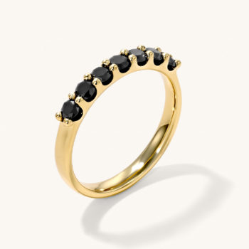 טבעת יהלומים שחורים | סיון