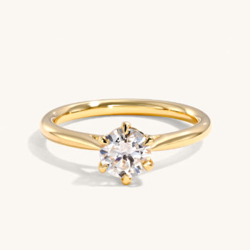 טבעת יהלום ברינדור לבן | אמיליה