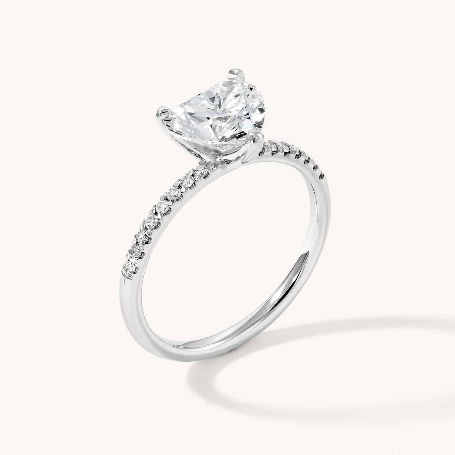 טבעת יהלום 1.5 קראט לב | גאיה